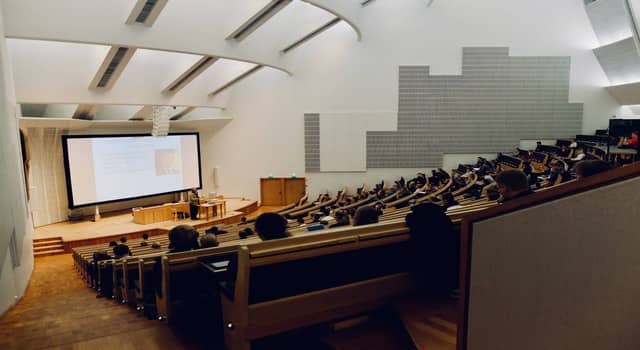 university lecture hall